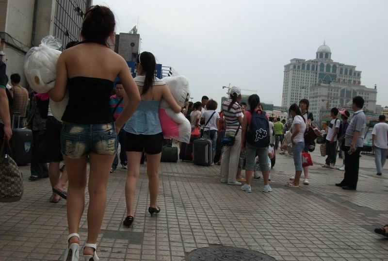 合肥的前卫美女
