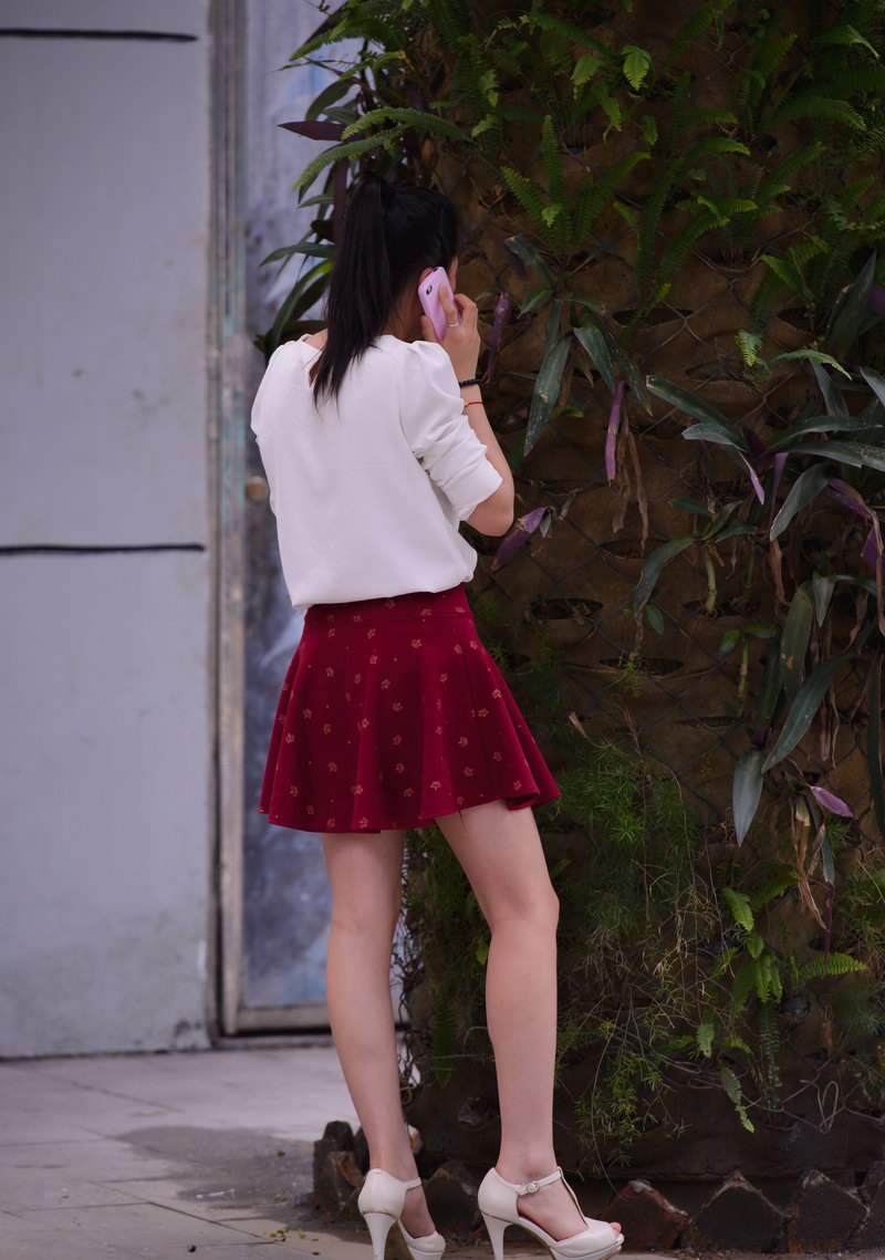 会展中心见到的美女