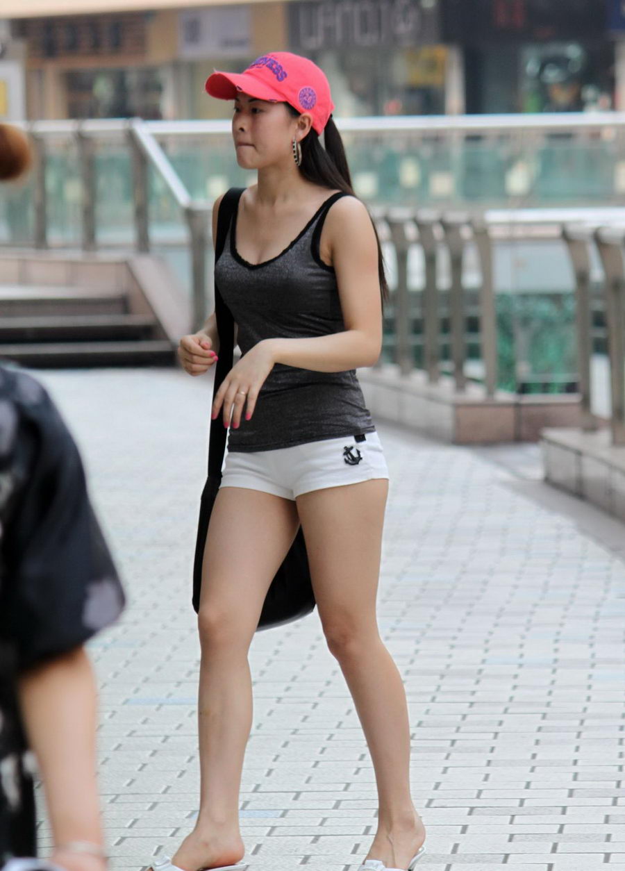 中国第五大道高质量街拍大长腿美女
