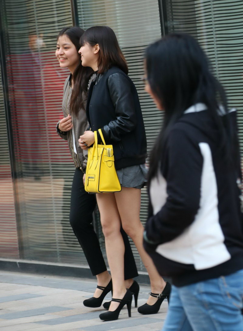 银泰百货见到的美女