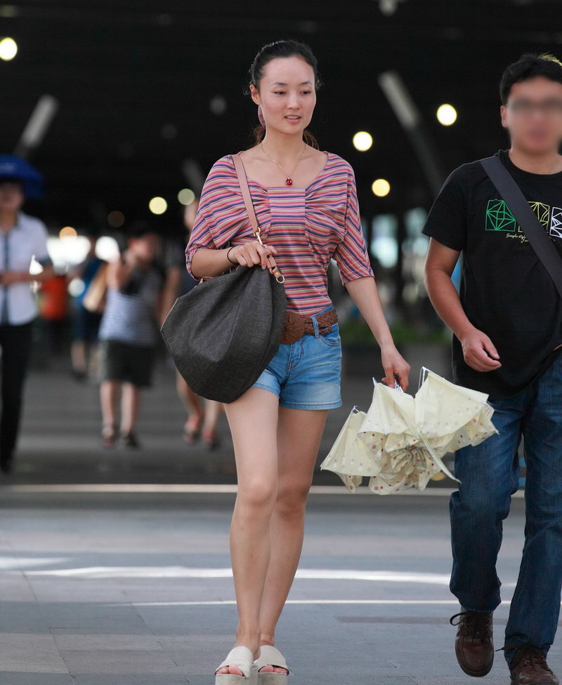 深圳旅游见到的美女