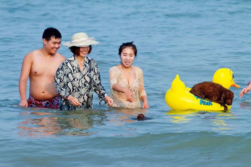 旅游的时候见到的美女姐姐