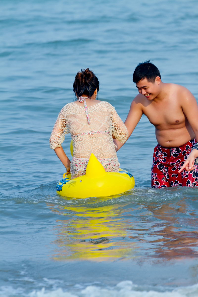 旅游的时候见到的美女姐姐