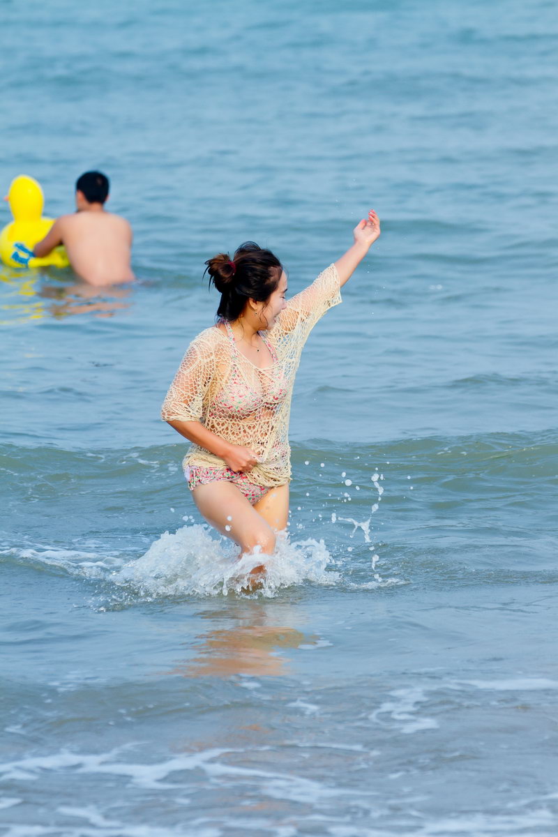 旅游的时候见到的美女姐姐