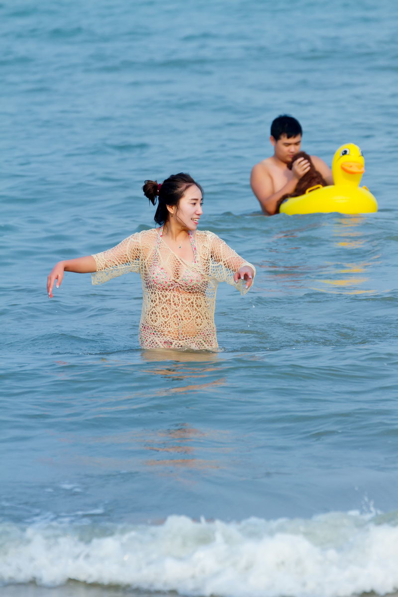 旅游的时候见到的美女姐姐