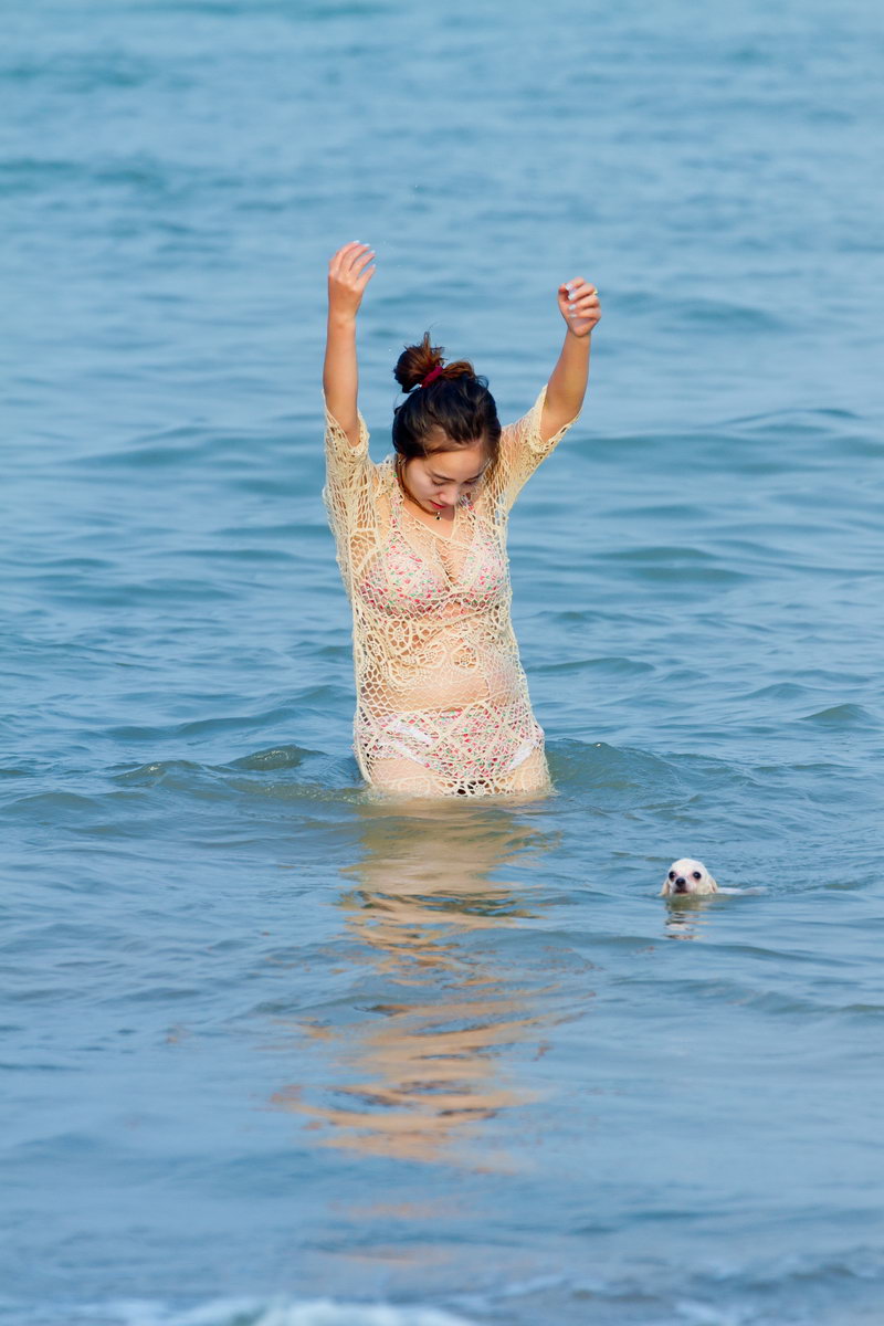 旅游的时候见到的美女姐姐