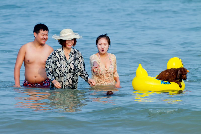 旅游的时候见到的美女姐姐