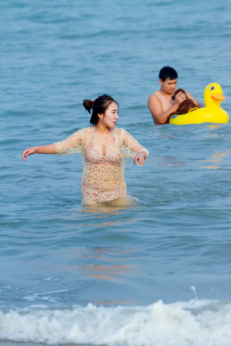 旅游的时候见到的美女姐姐