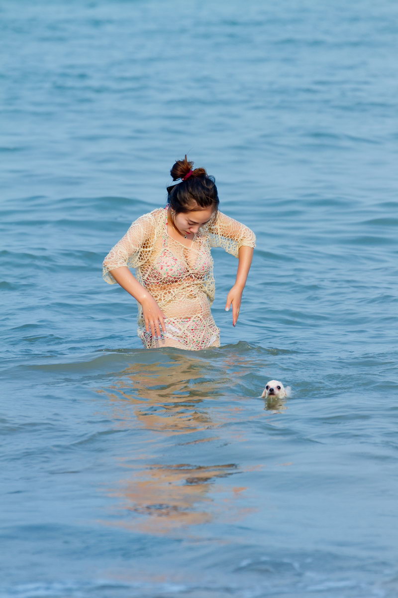 旅游的时候见到的美女姐姐