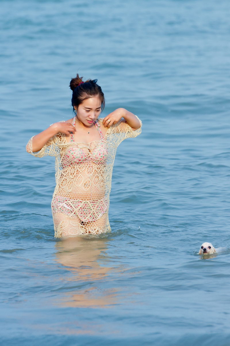 旅游的时候见到的美女姐姐