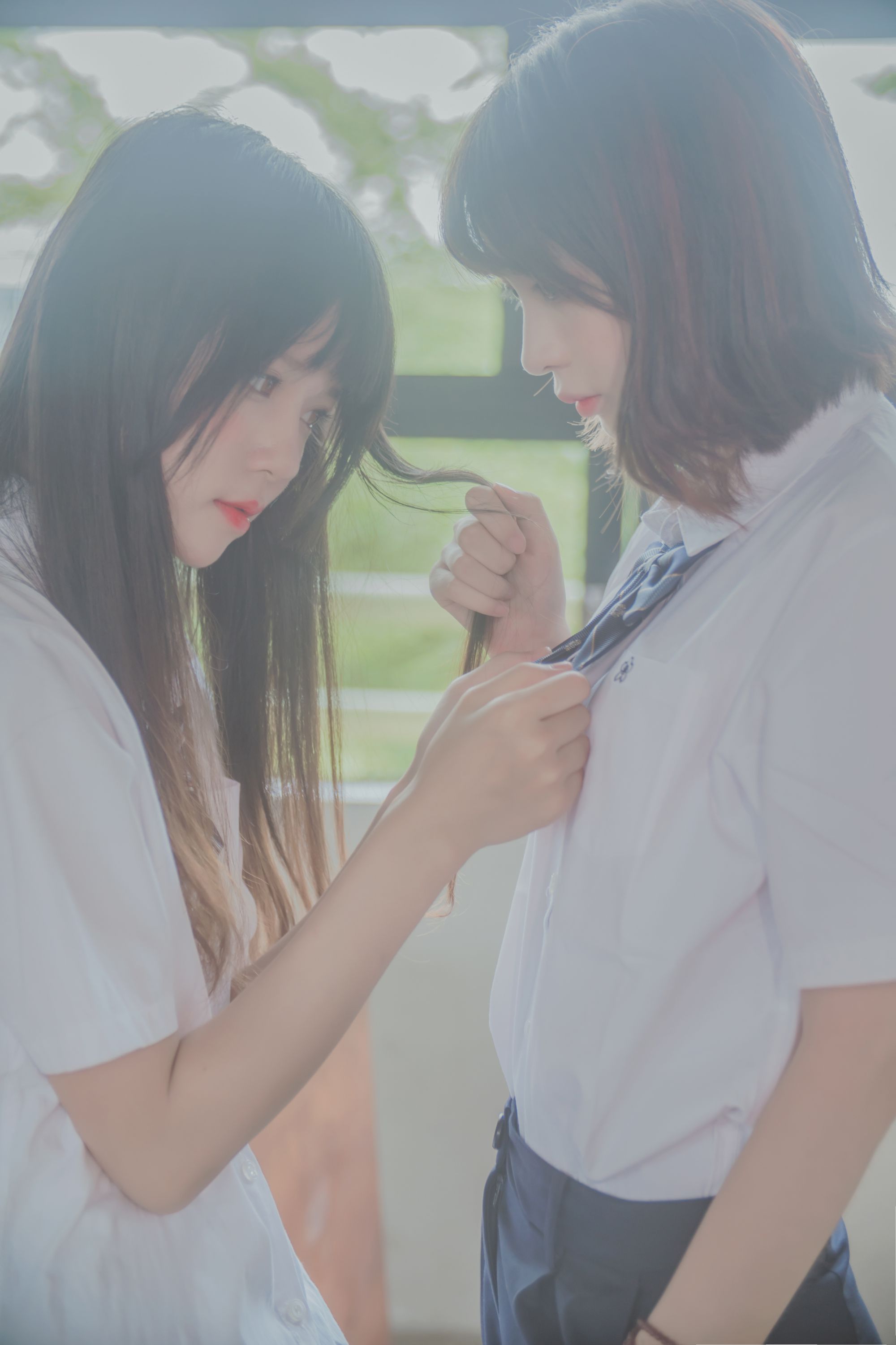 桜桃喵-JK百合