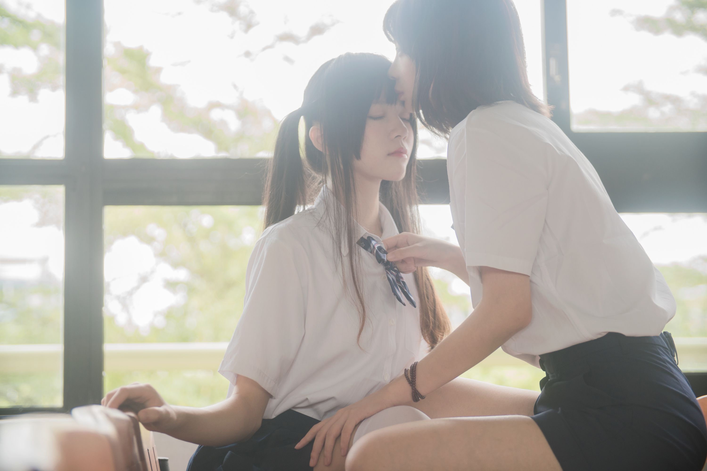 桜桃喵-JK百合