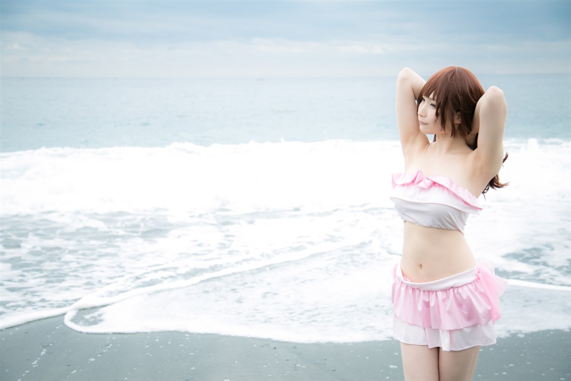 日系少女泳衣